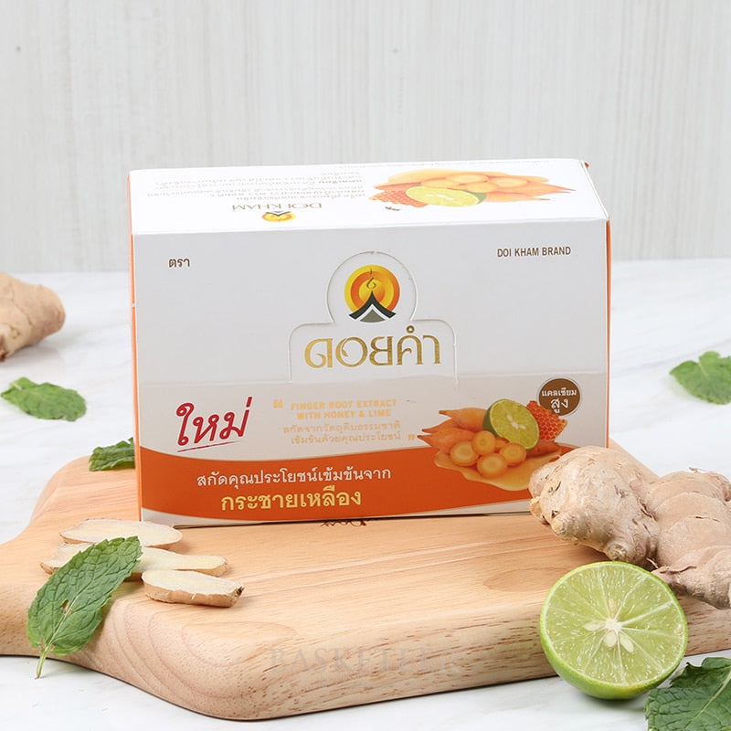 Premium finger root extract with honey and lime wellness gift pack