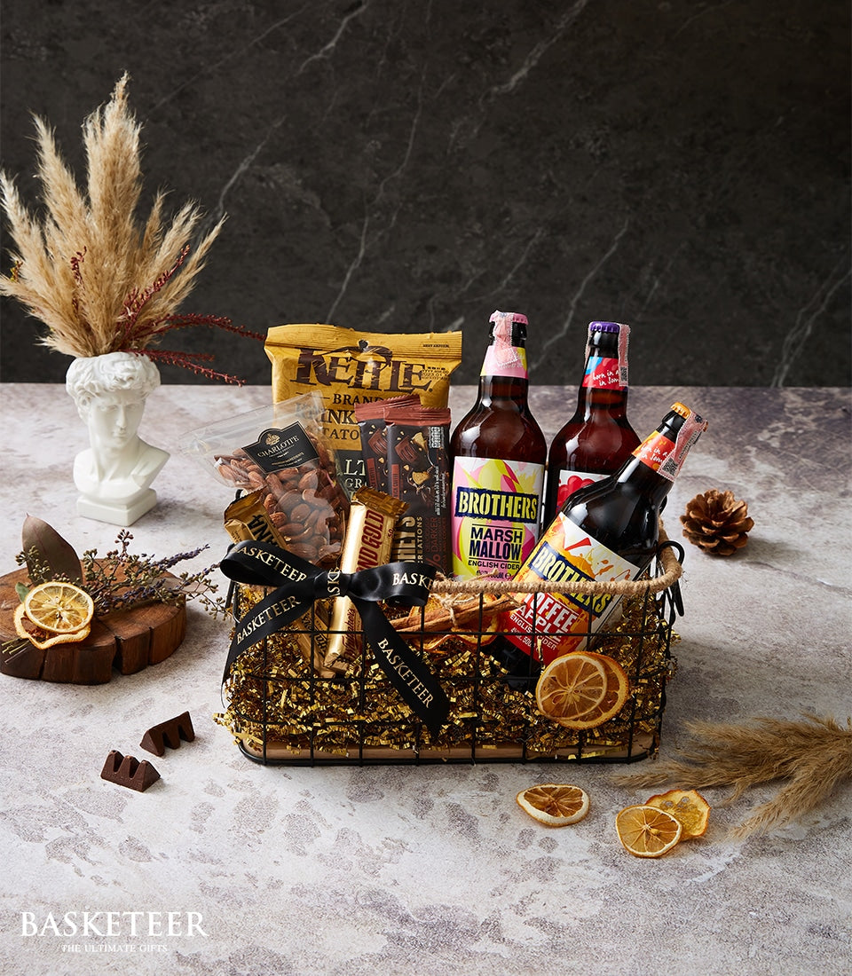 Brothers Cider & Gourmet Snack Hamper