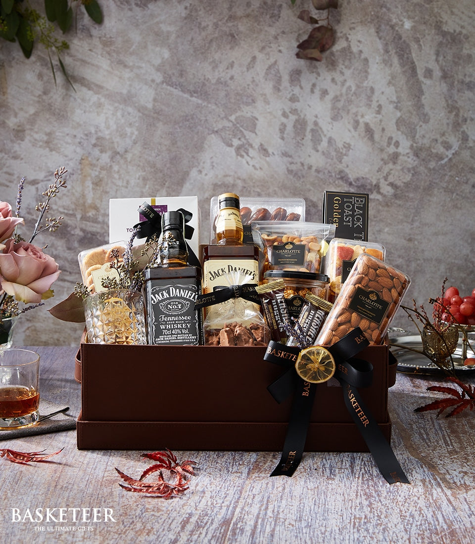 Premium Whisky Hamper with Snacks