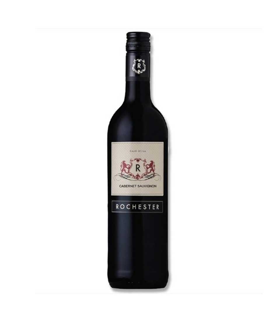 Rochester Cabernet Sauvignon 2022 wine gift bottle with black screw cap, premium South African red wine for gifting