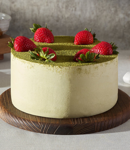 Strawberry Matcha Japanese Shortcake
