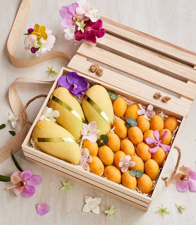 Mangoes & Marian Plum Wood Box