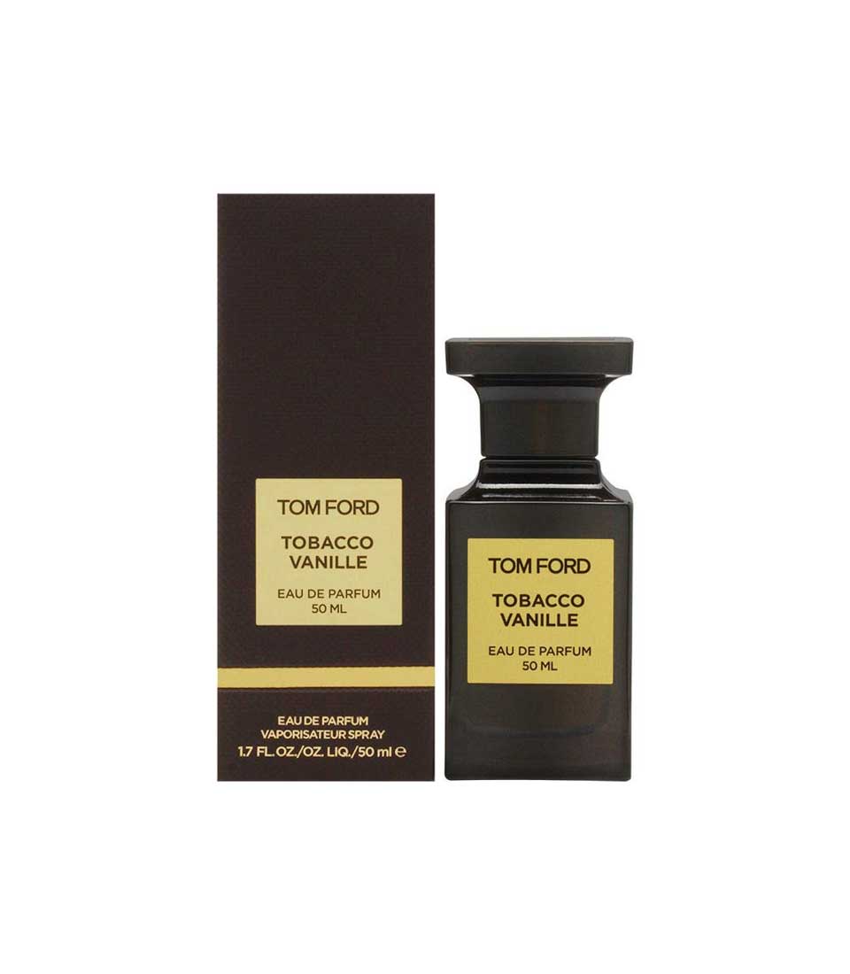 Tom Ford Tobacco Vanille eau de parfum luxury gift set with dark brown box and gold label