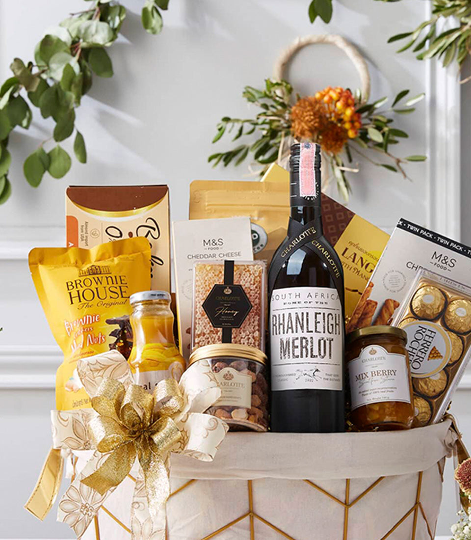Merlot Indulgence Gourmet Basket