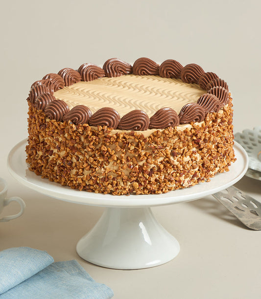 White Chocolate Mocha Almond Cake