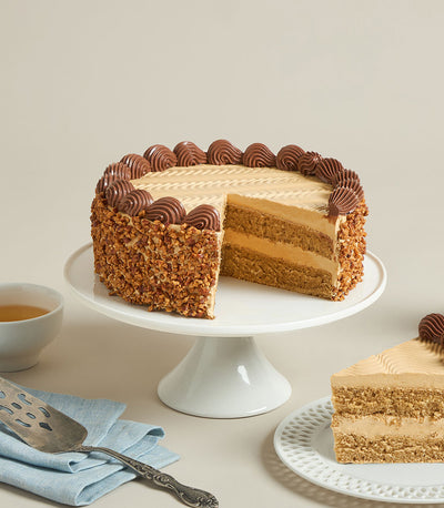 White Chocolate Mocha Almond Cake