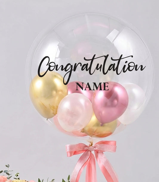 Bright Flowers Balloon Gift