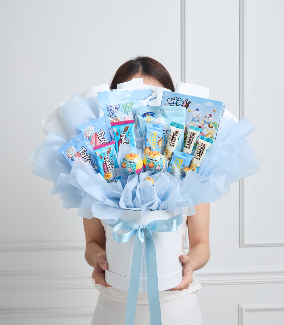Sky Blue Kids' Snack Bouquet