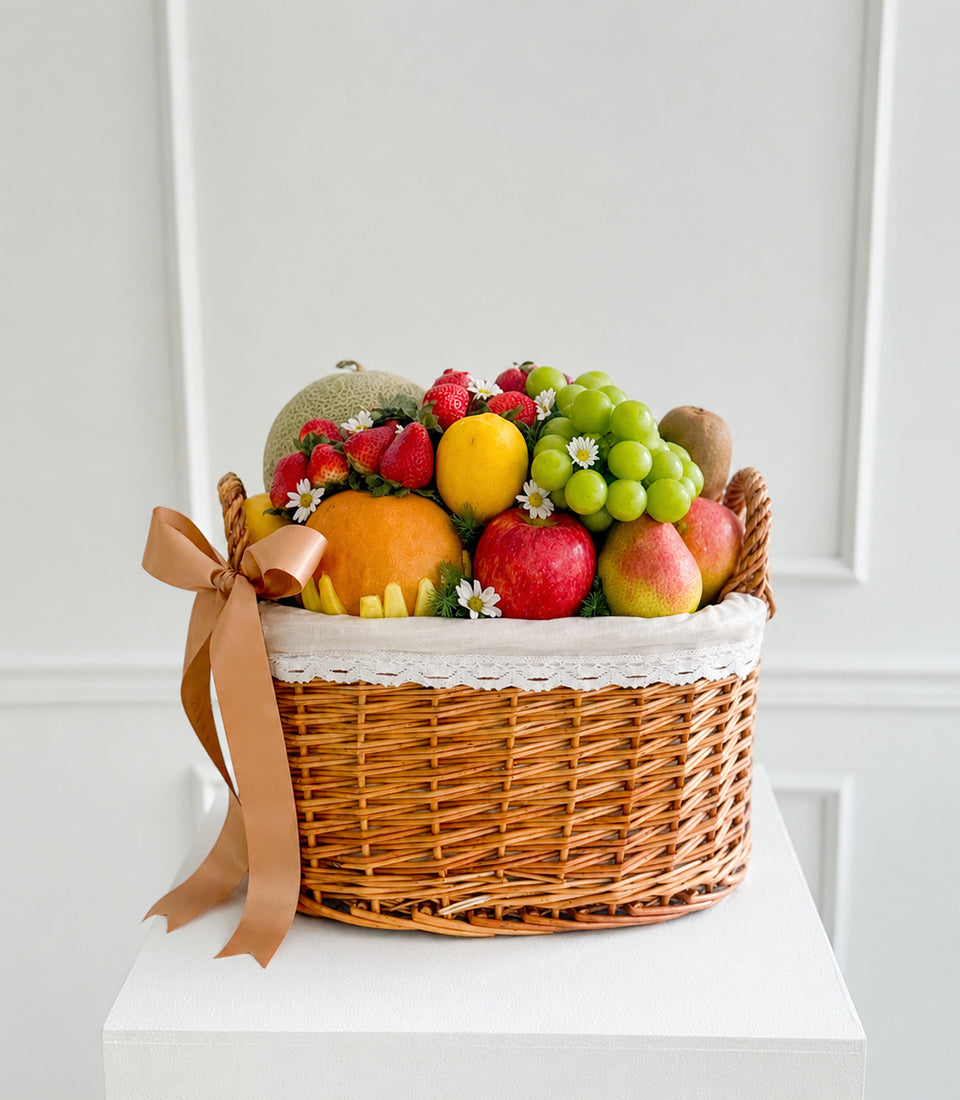 Lavish Fruit Assemblage Basket