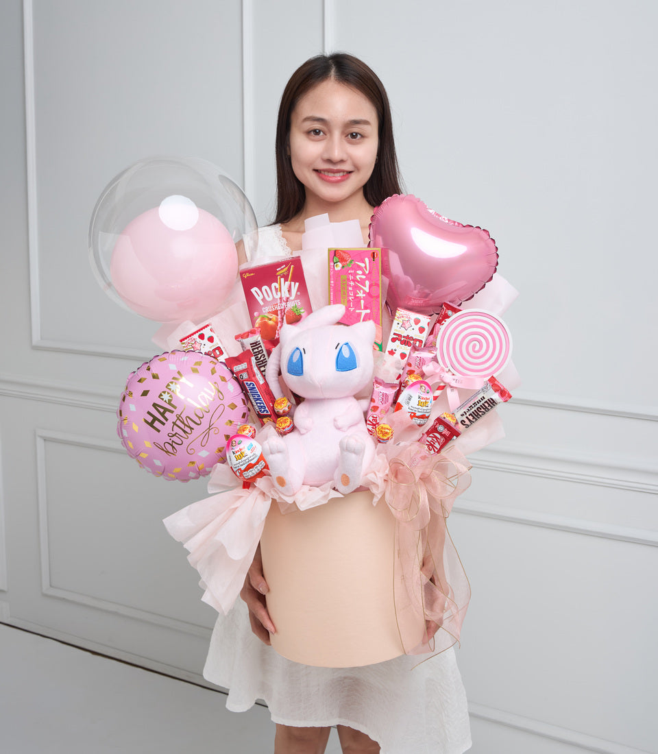 Pink Candy Doll Birthday Gift Box