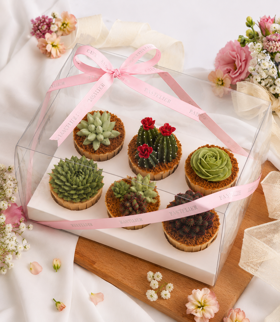 Cactus Garden Cupcakes Collection
