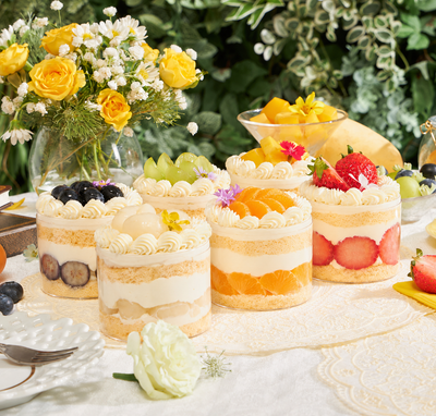 Summer Mini Chiffon Cake Collection | Fresh Cream & Assorted Fruits