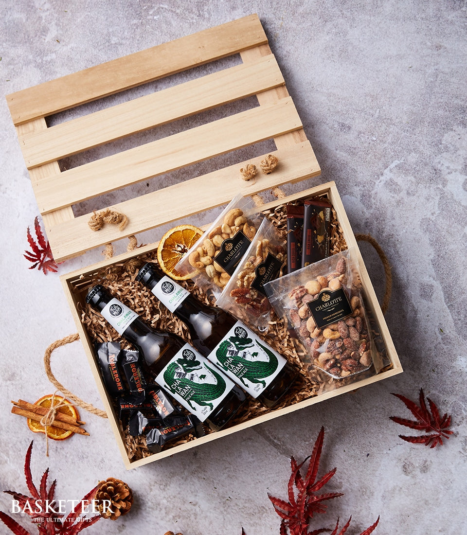 Chalawan Pale Ale Thai Craft Beer Crate with Snacks