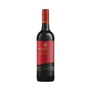 Premium red wine bottle with gold emblem label for Lunar New Year celebration gifting