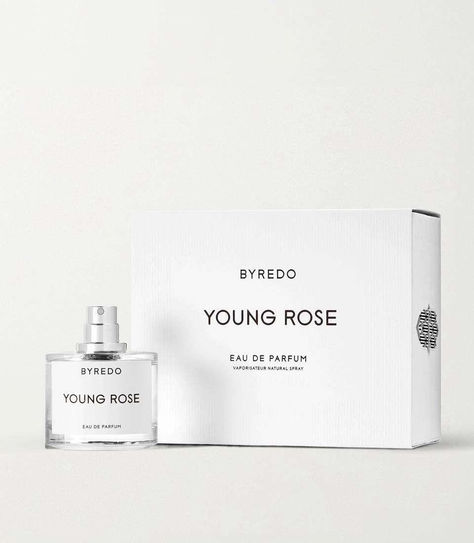 Byredo Young Rose Eau de Parfum with white box packaging, luxury Valentine's gift