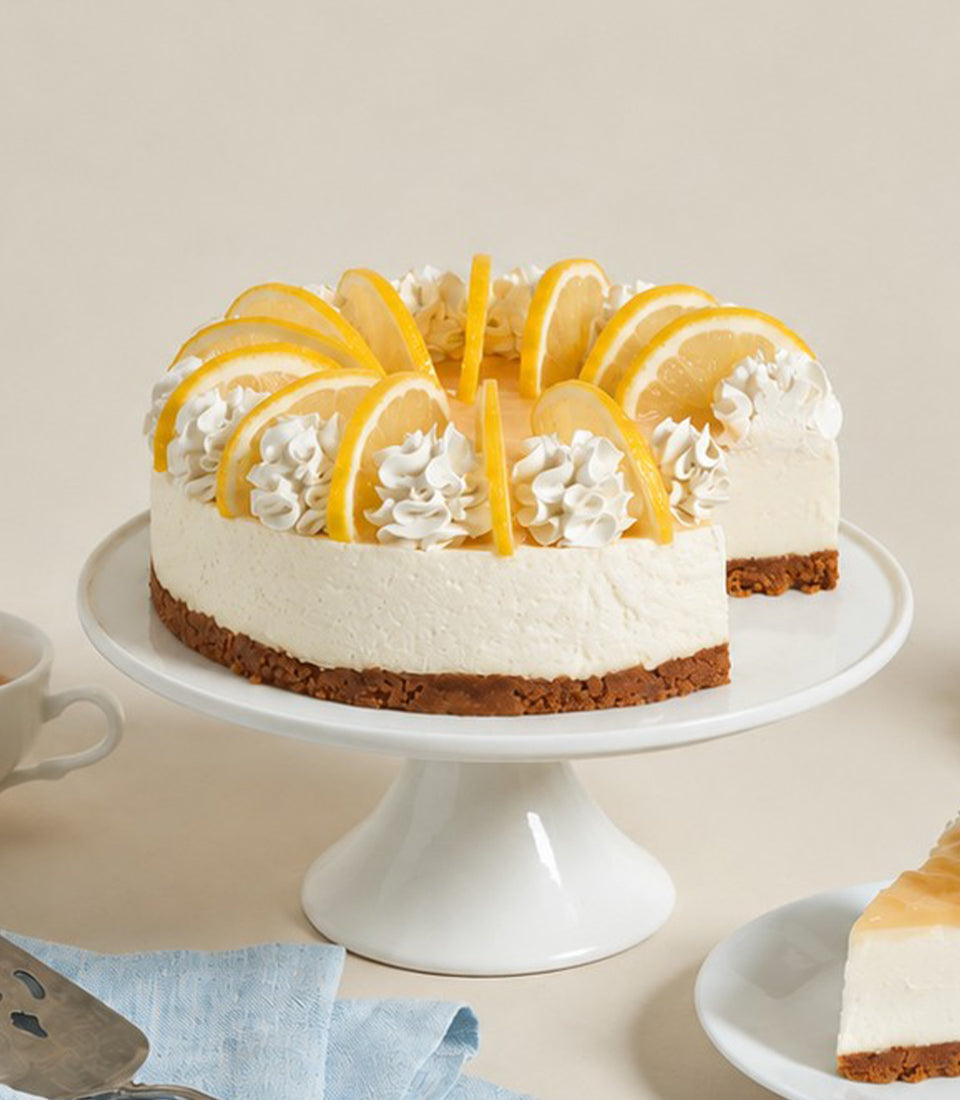 Classic Lemon Biscoff Cheesecake | Creamy Citrus Delight