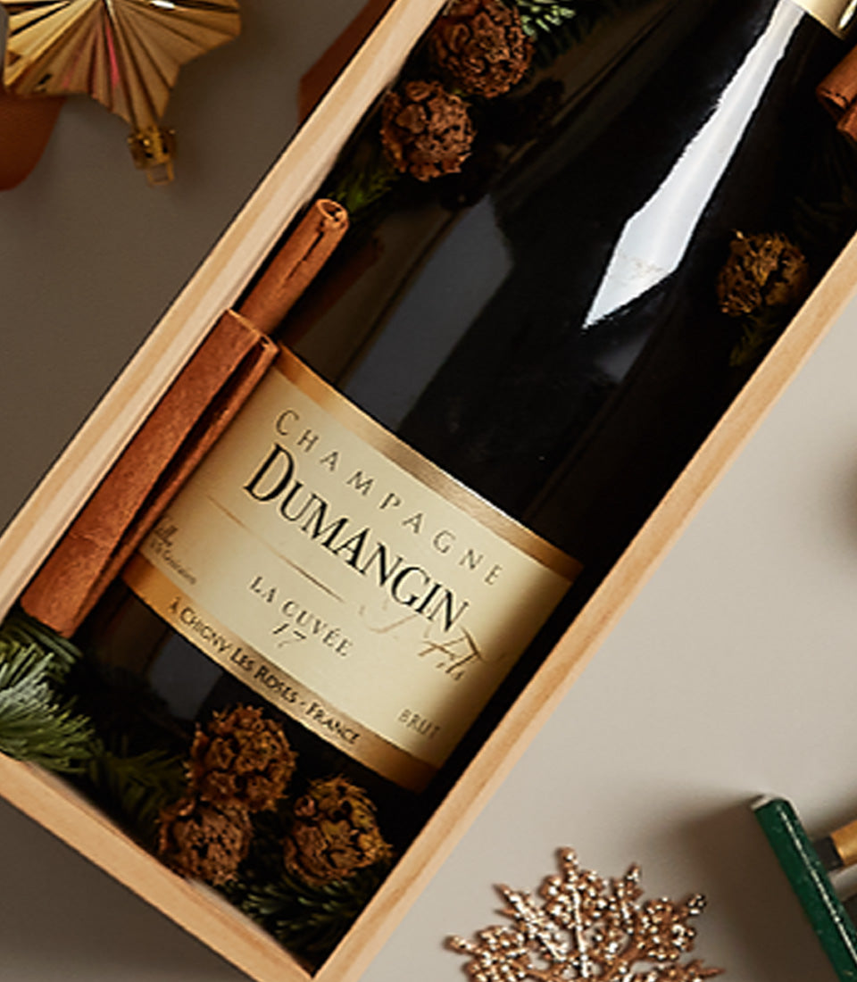 Champagne Holiday Gift Box