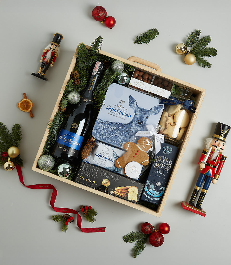 Blue Elegance Christmas Gift Hamper