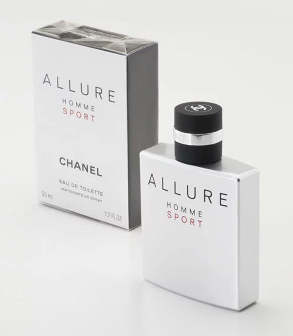 Chanel Allure Homme Sport 100ml eau de toilette fragrance gift set with box