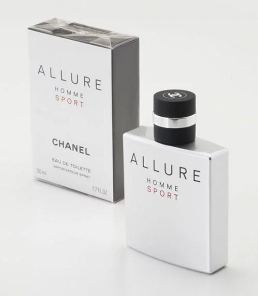 Chanel Allure Homme Sport 100ml eau de toilette fragrance gift set with box