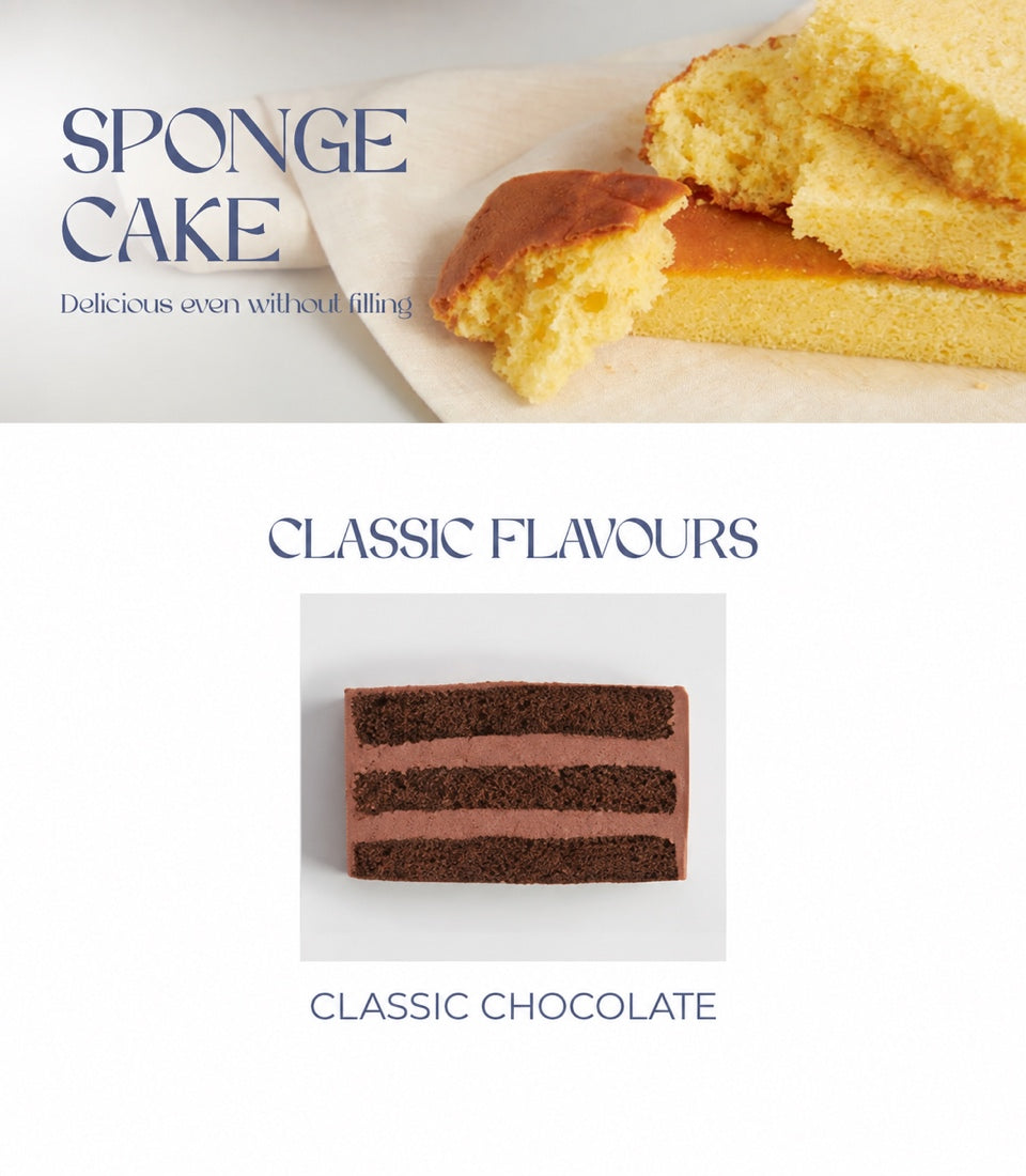 Artisan Charlotte Bakery classic chocolate cake slice with three layers of rich