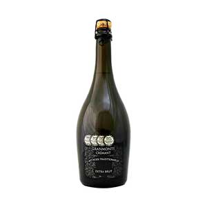 Premium sparkling wine bottle with gold foil and classic champagne shape for Christmas celebrations