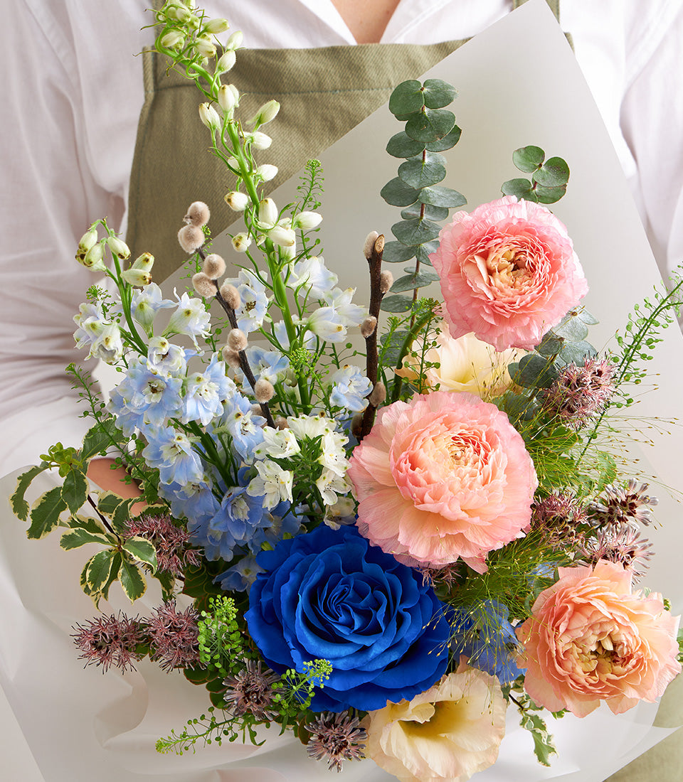 Blue Rose Whisper Garden Bouquet