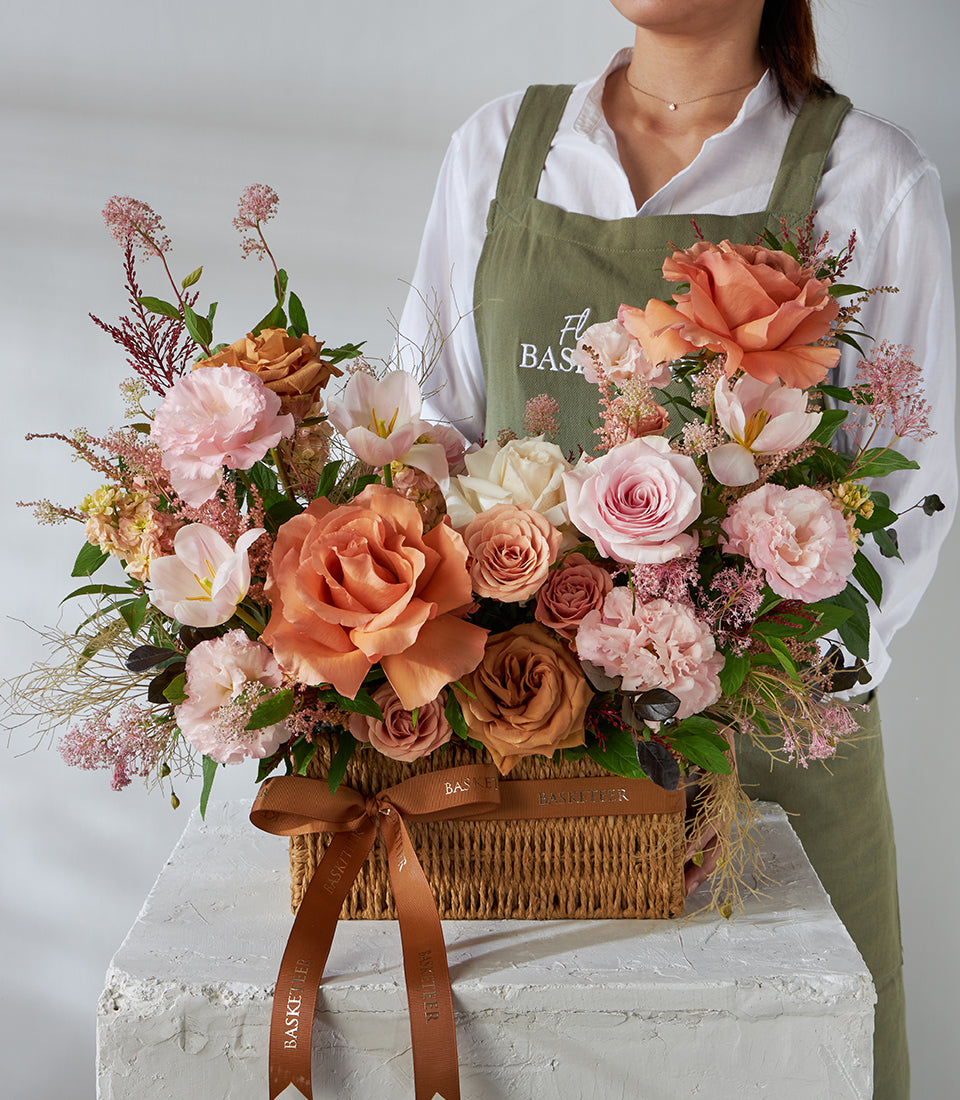 Flowers in Baskets