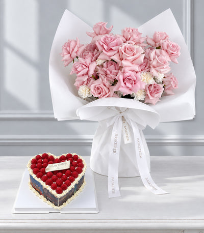 Luxury Fresh Lady Pink Rose Bouquet and Luxury Fresh Lady Pink Rose Bouquet