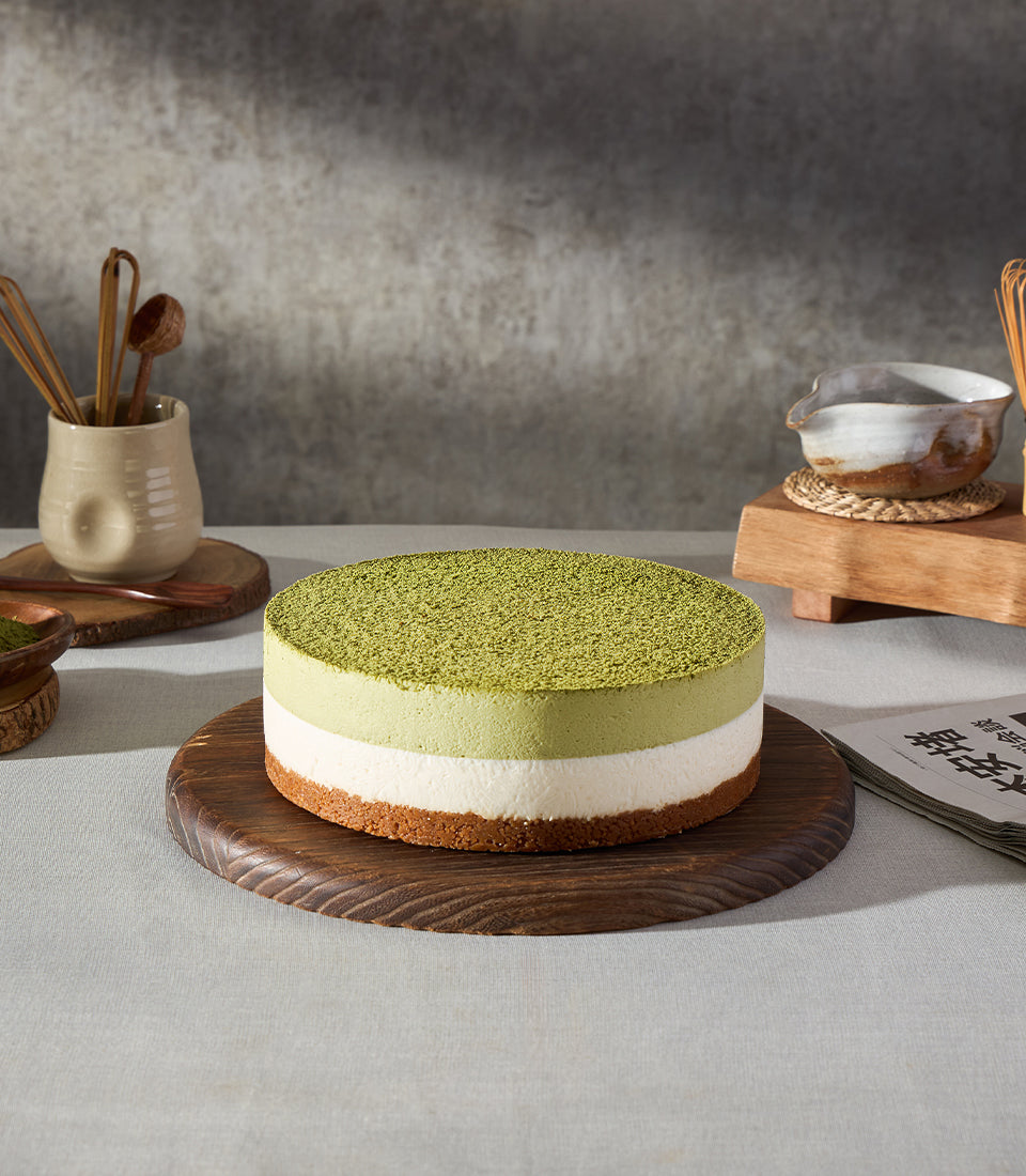 Matcha White chocolate Cheese Cakes