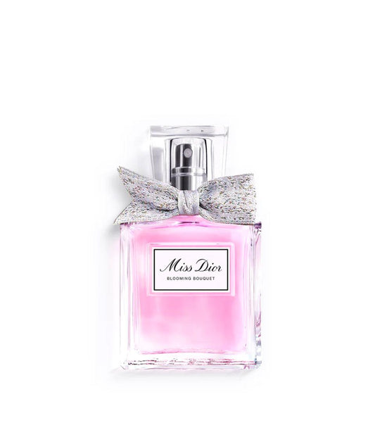 Miss Dior Blooming Bouquet perfume with silver bow, Valentine's Day gift for her