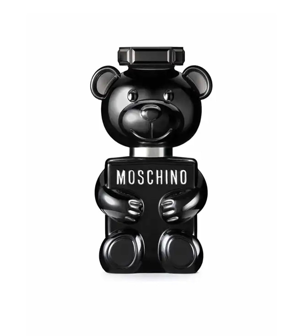 Black teddy bear Moschino Toy Boy perfume gift for him, Valentine's Day fragrance
