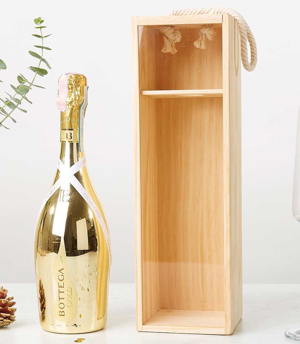 กล่องของขวัญ Bottega Prosecco สีทอง