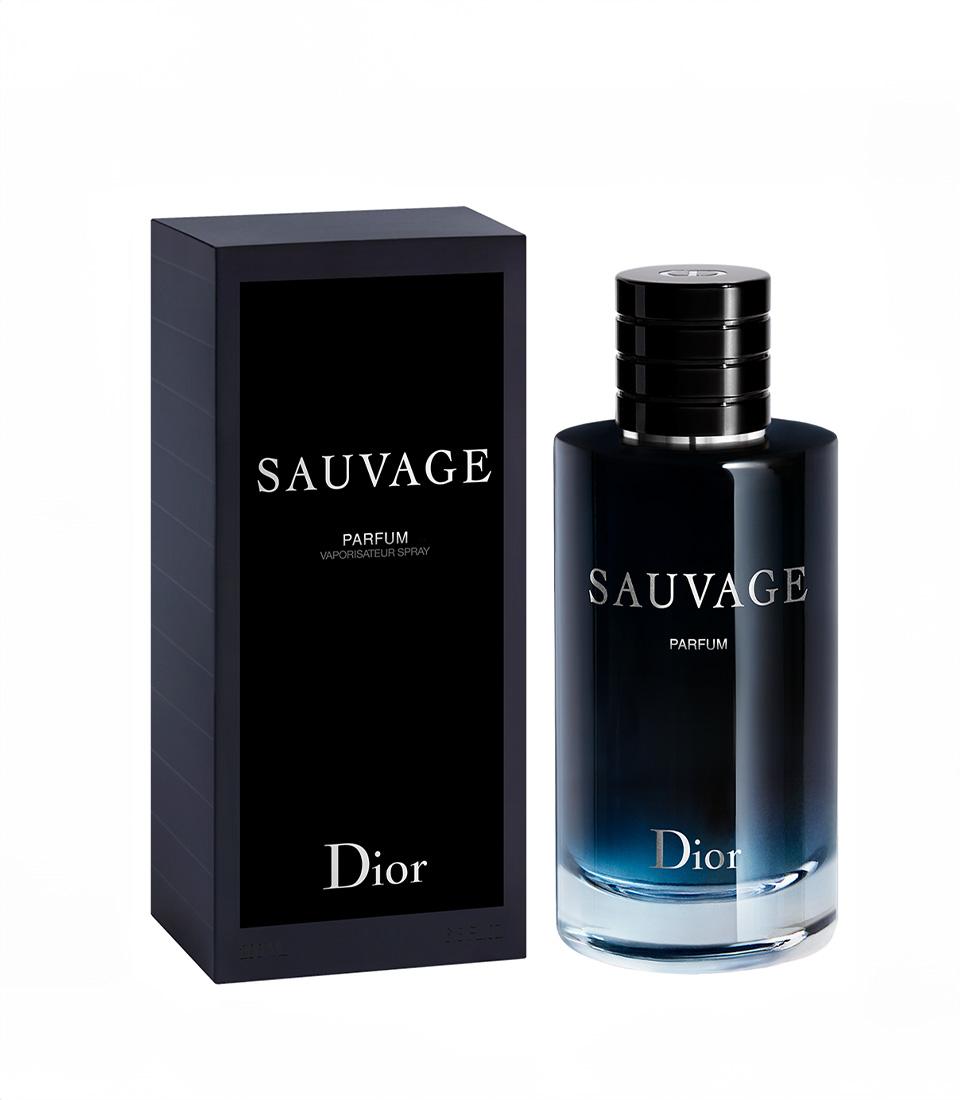 Sauvage Intense Dior perfume 100ml dark blue bottle with matching box, luxury fragrance gift add-on