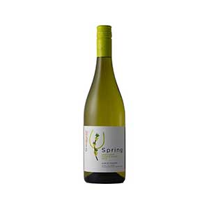 Award-winning white wine with yellow-green screw cap in Basketeer's Classic Christmas gift basket