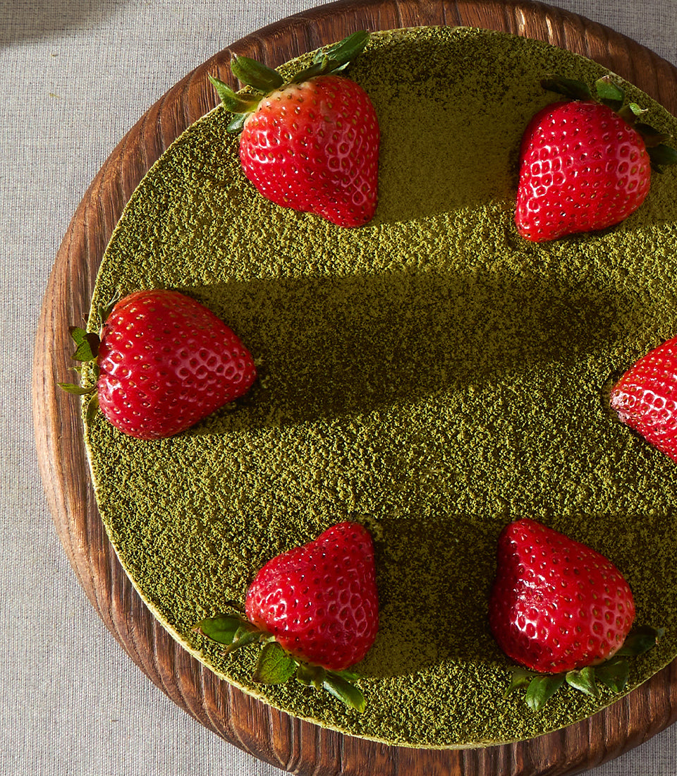 Strawberry Matcha Japanese Shortcake