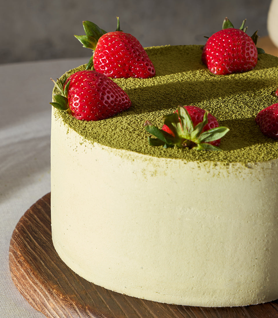 Strawberry Matcha Japanese Shortcake