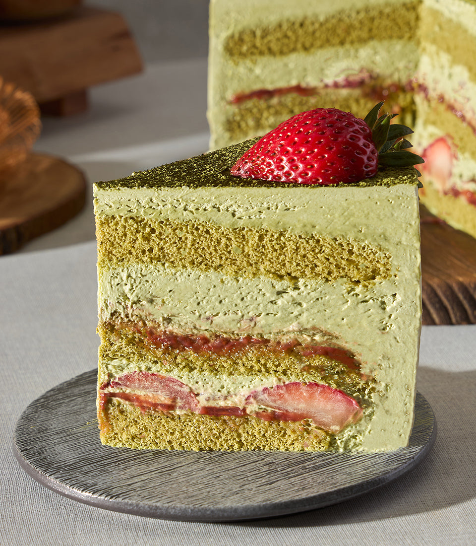 Strawberry Matcha Japanese Shortcake