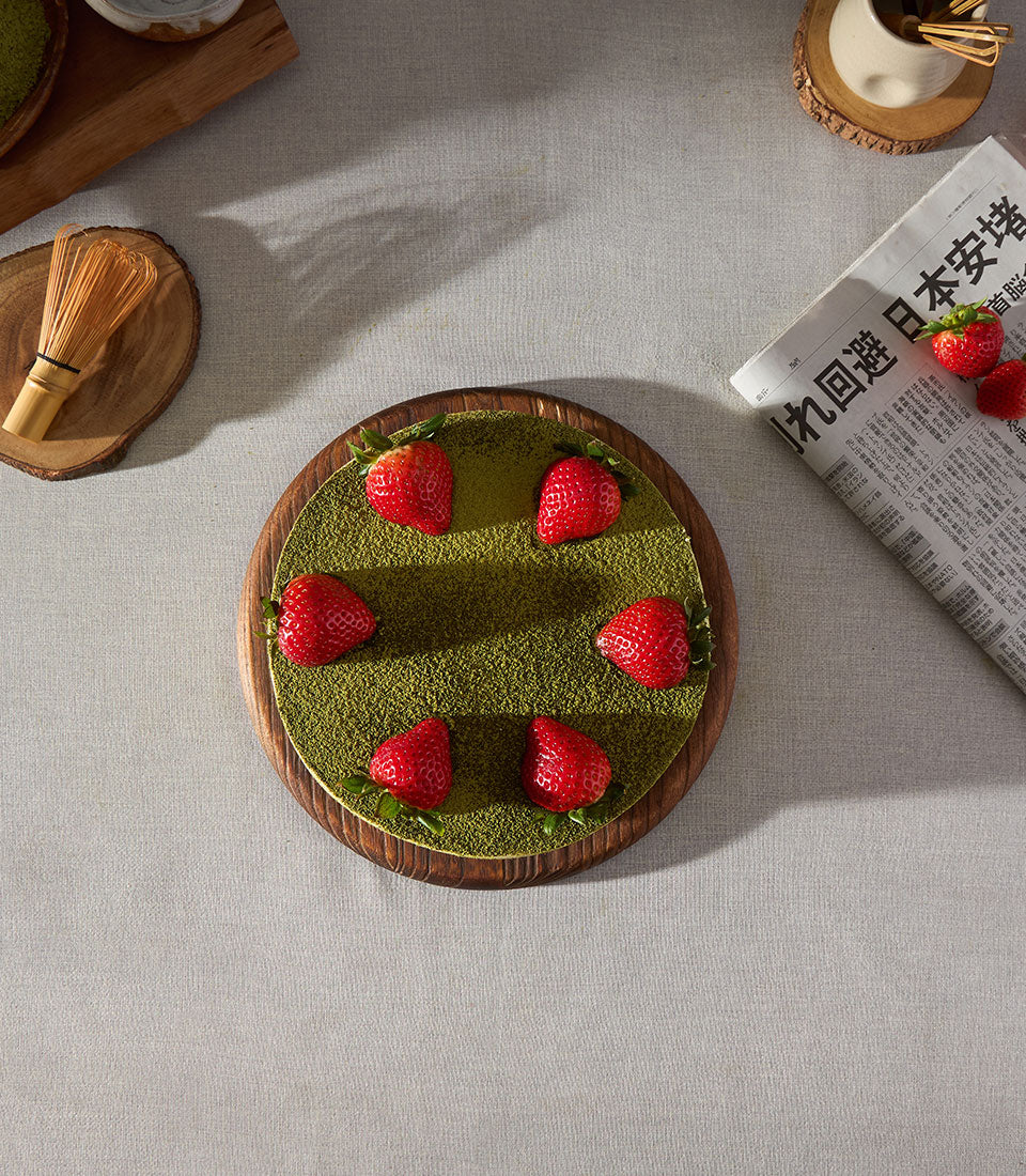 Strawberry Matcha Japanese Shortcake