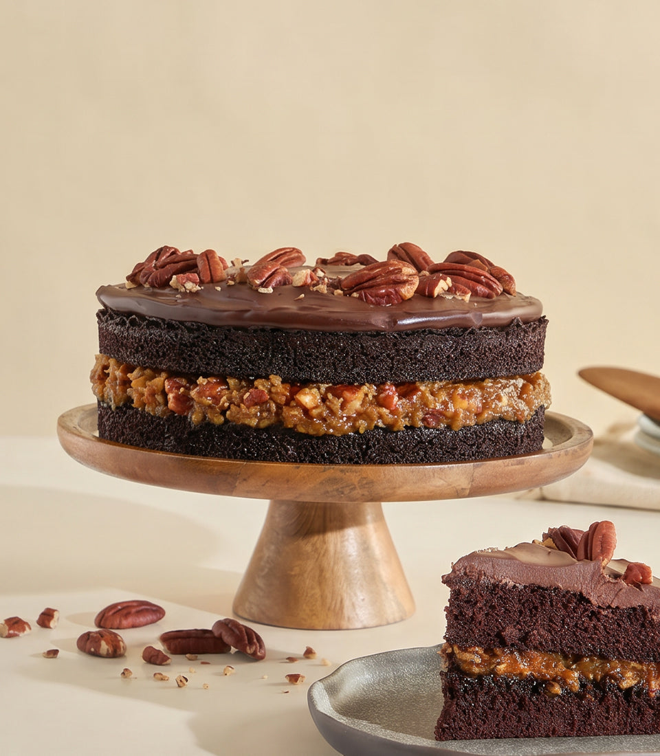 Vegan German Chocolate Cake