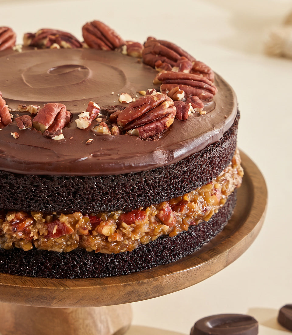 Vegan German Chocolate Cake