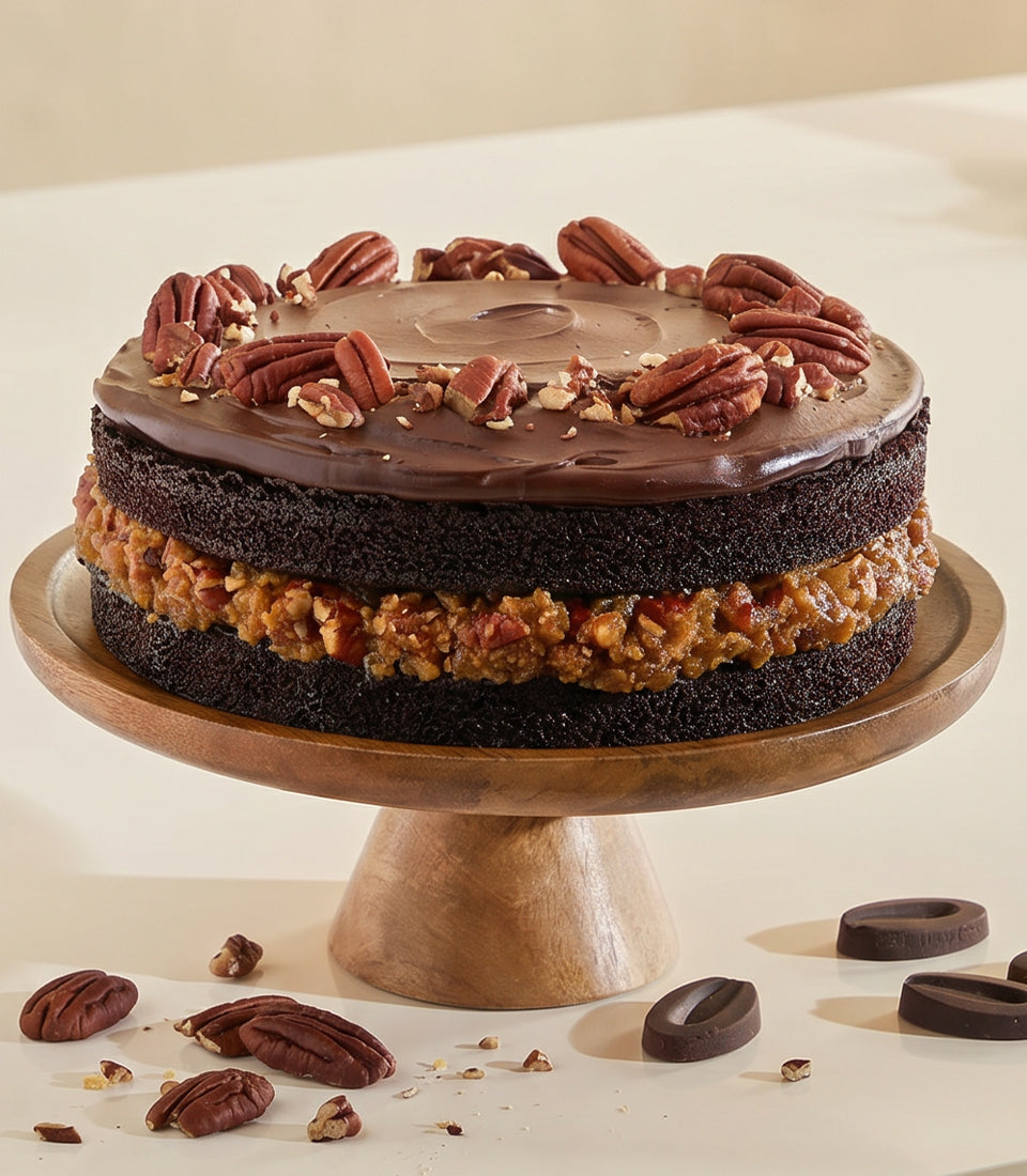 Vegan German Chocolate Cake