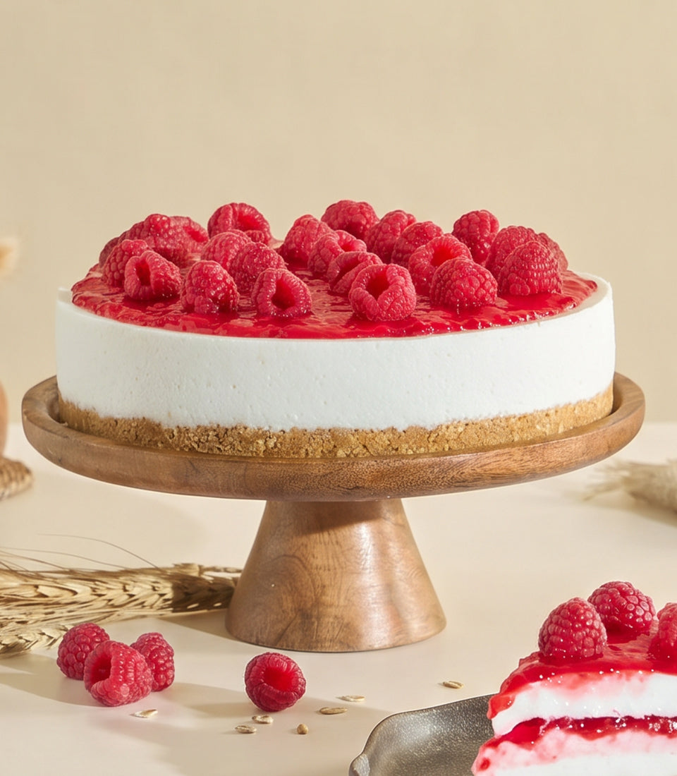 Vegan Raspberry Cheesecake