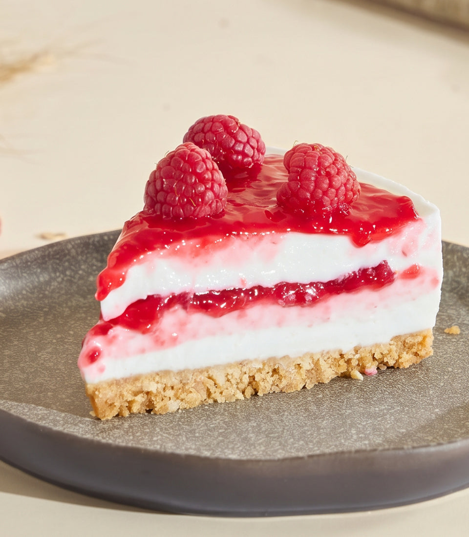 Vegan Raspberry Cheesecake