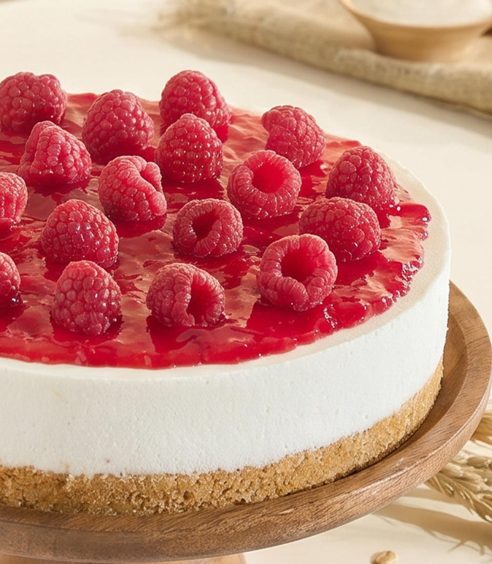 Vegan Raspberry Cheesecake