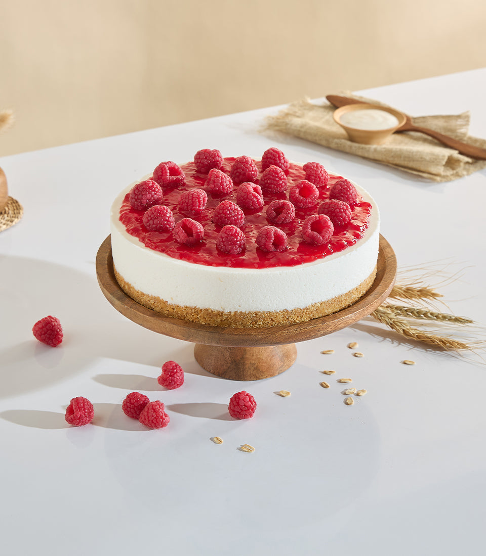 Vegan Raspberry Cheesecake