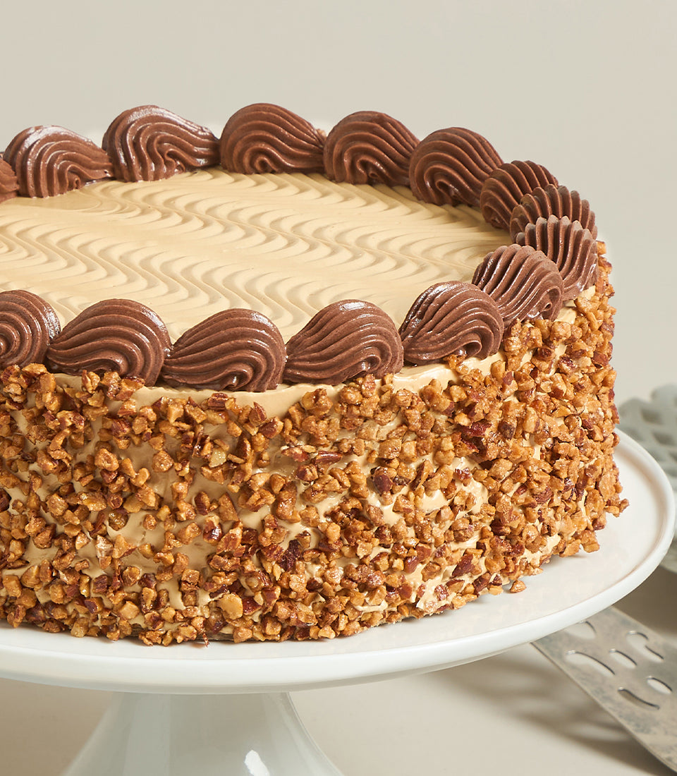 White Chocolate Mocha Almond Cake