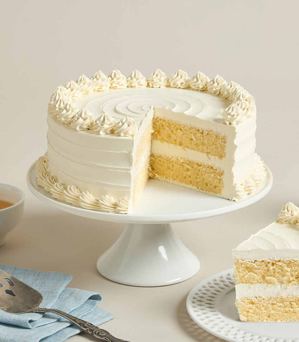 White Vanilla Cake