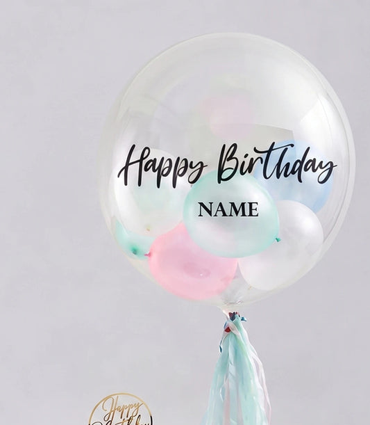 Birthday Chocolate Cake & Balloon Set