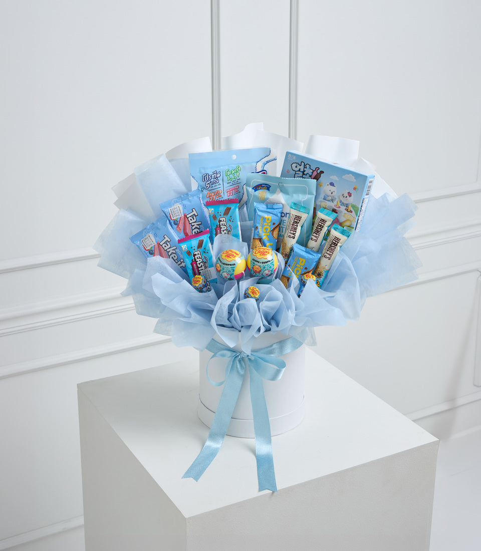 Sky Blue Kids' Snack Bouquet